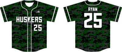 Yorktown Huskers Custom HexaFlex Baseball Jersey #J11
