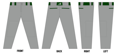 Yorktown Huskers Custom Long Relaxed Baseball Pant #BP11a