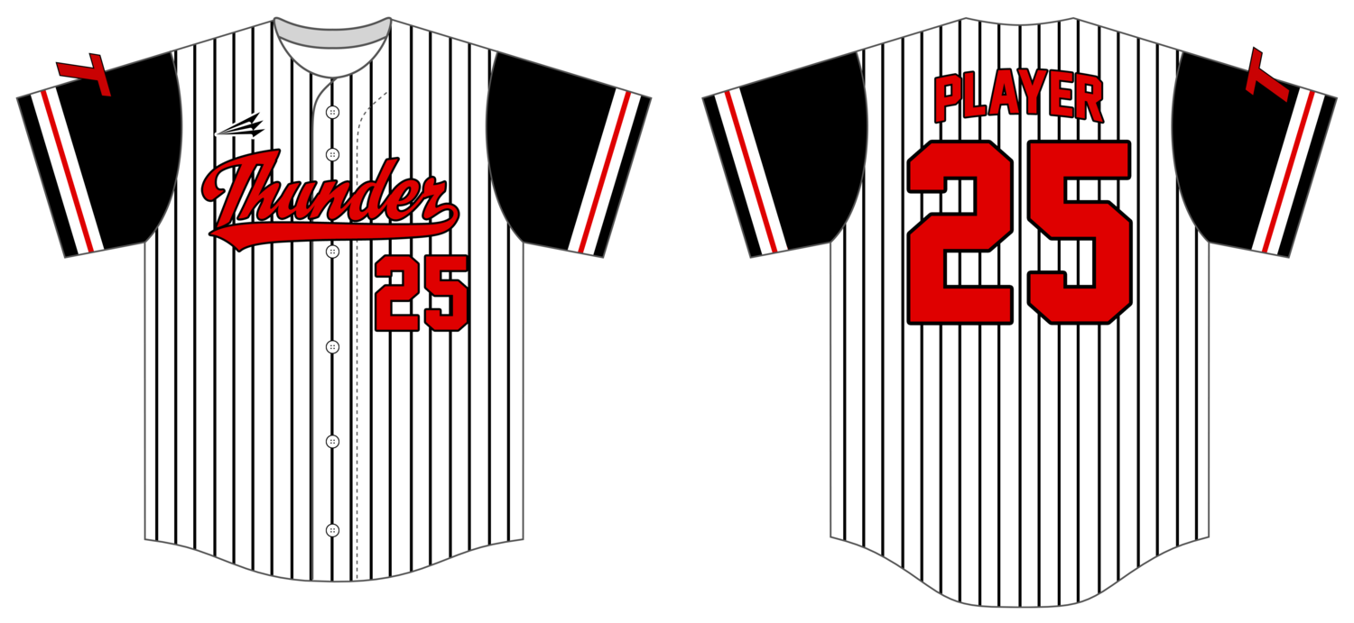 Troy Thunder Custom HexaFlex Baseball Jersey #J6B