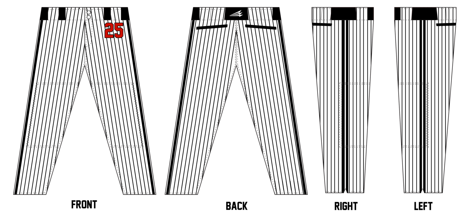 Troy Thunder Custom Long Baseball Pant #BP6B