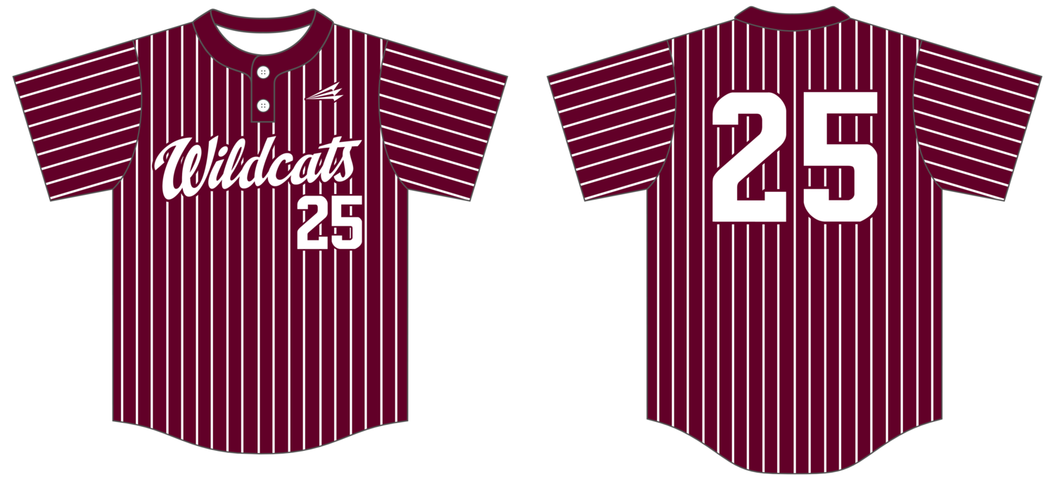 Onalaska Wildcats Custom HexaFlex Baseball Jersey #J2D