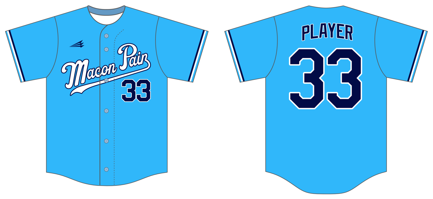 Macon Pain Custom HexaFlex Baseball Jersey #J7B