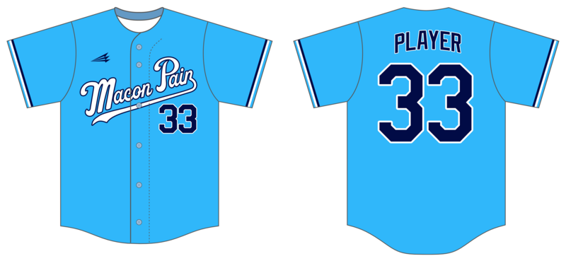 Macon Pain Custom HexaFlex Baseball Jersey #J7B