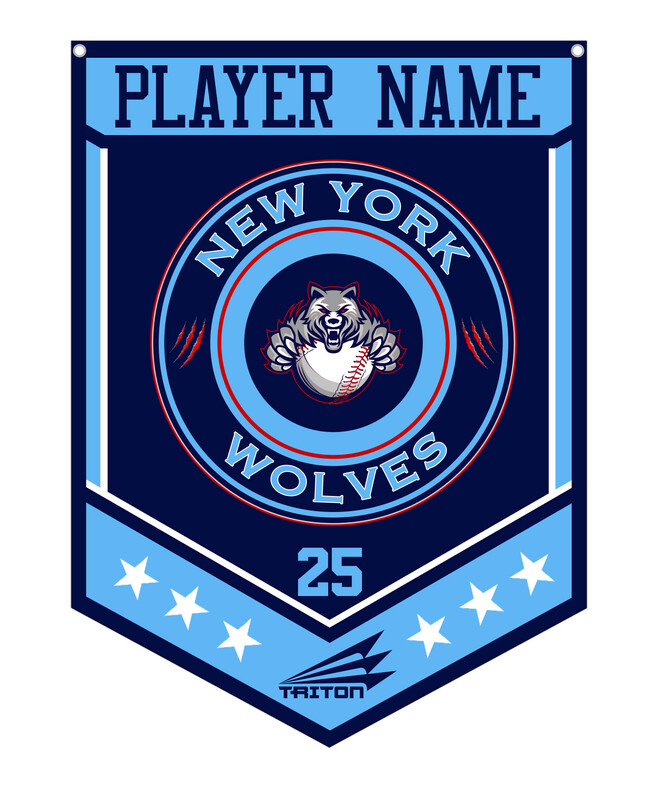 NY Wolves Custom Banner #CB1