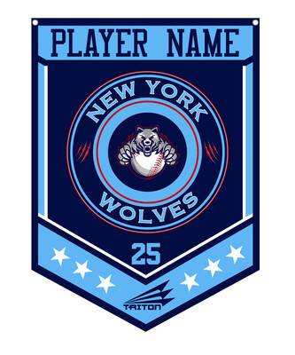 NY Wolves Custom Banner #CB1