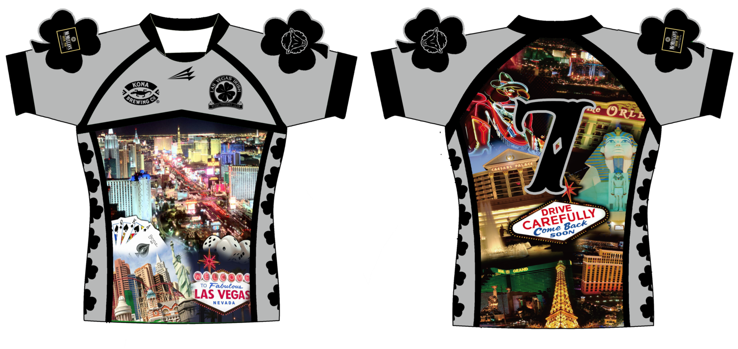 Las Vegas Irish RFC Custom Classic Rugby Jersey #J1n