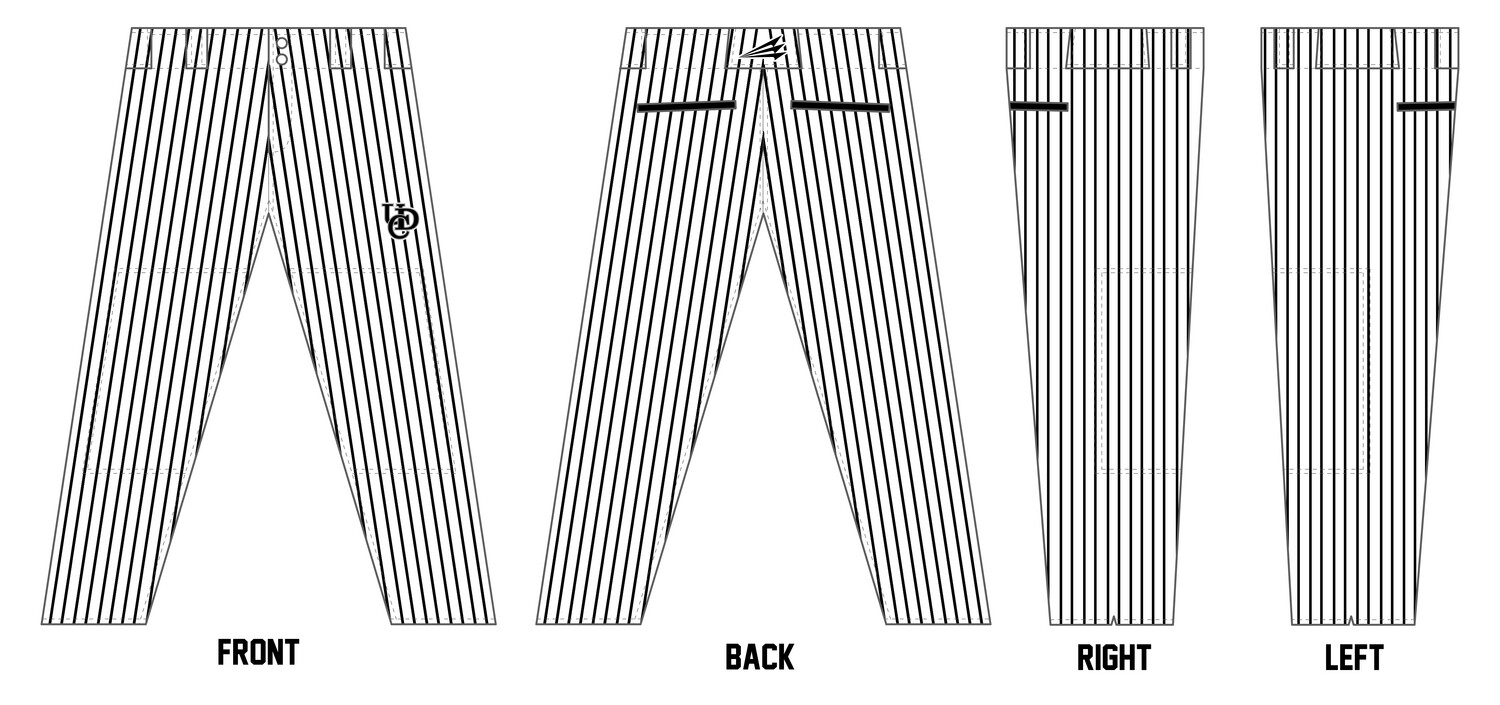 Upper Deck Cougars Stacheman Elite Custom Long Baseball Pants #BP12B