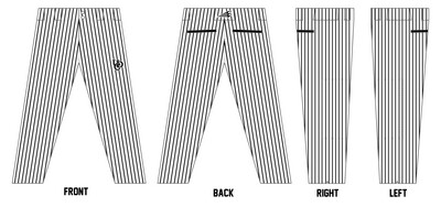 Upper Deck Cougars Stacheman Elite Custom Long Baseball Pants #BP12B