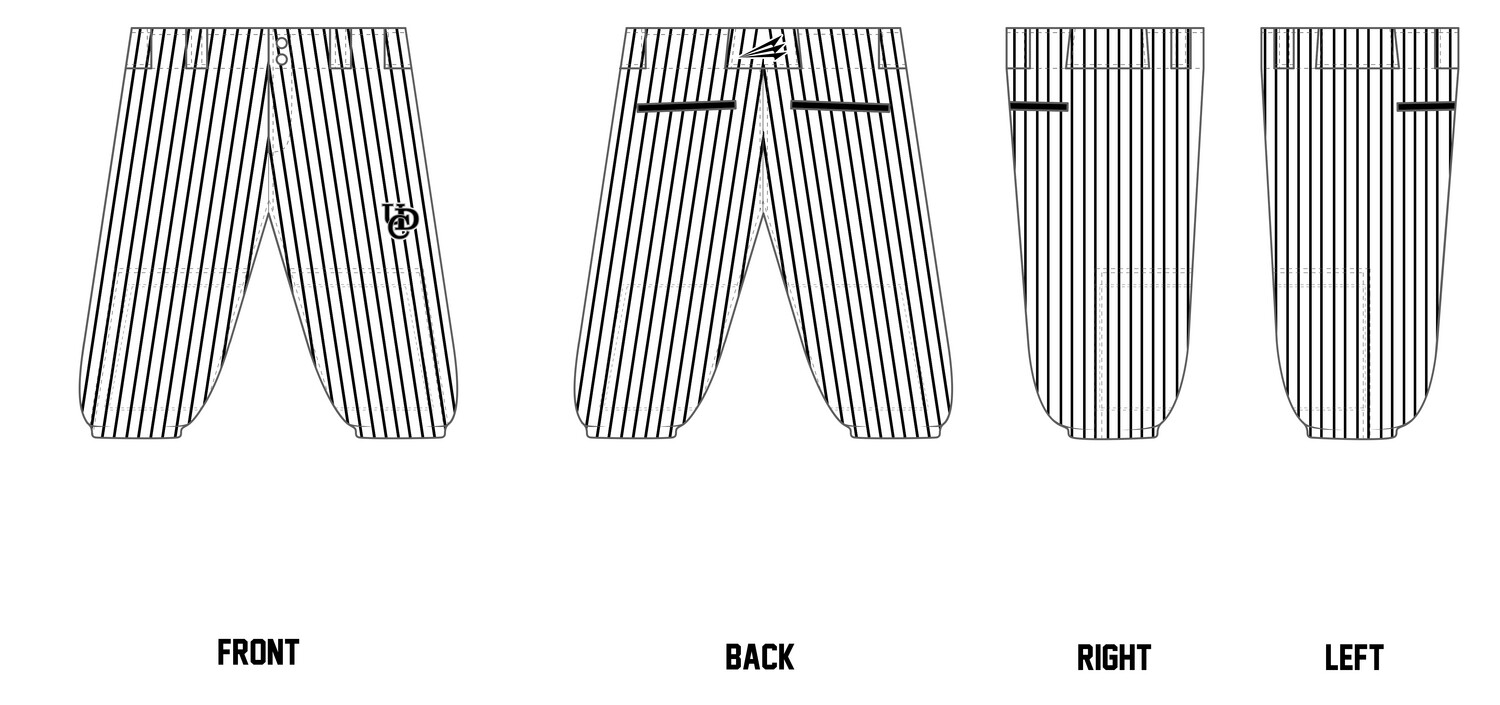Upper Deck Cougars Stacheman Elite Custom Knicker Baseball Pants #BP12C