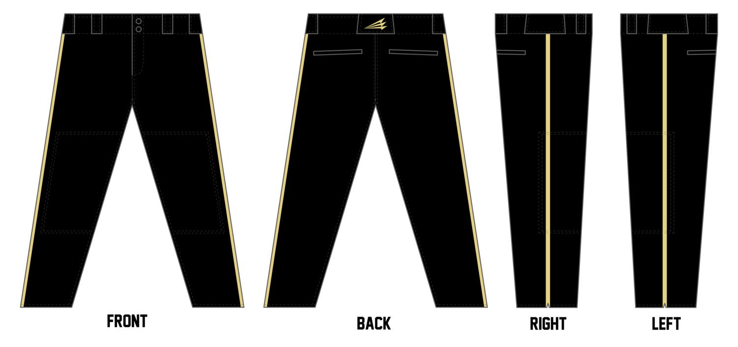 Moeball Academy Custom Long Relaxed Baseball Pant #BP2B