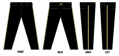 Moeball Academy Custom Long Relaxed Baseball Pant #BP2B