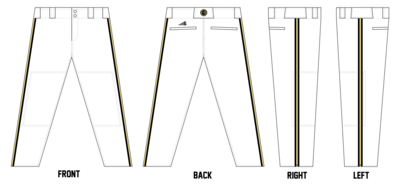 Moeball Academy Custom Long Relaxed Baseball Pant #BP1C