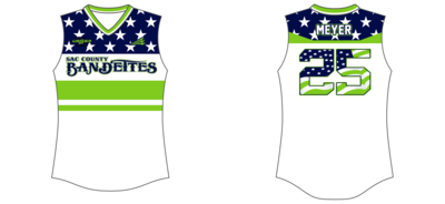 Sac County Bandits Custom HexaFlex Softball Jersey #J5B