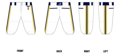 TTA Gold Softball Custom Knicker Baseball Pant #BP3