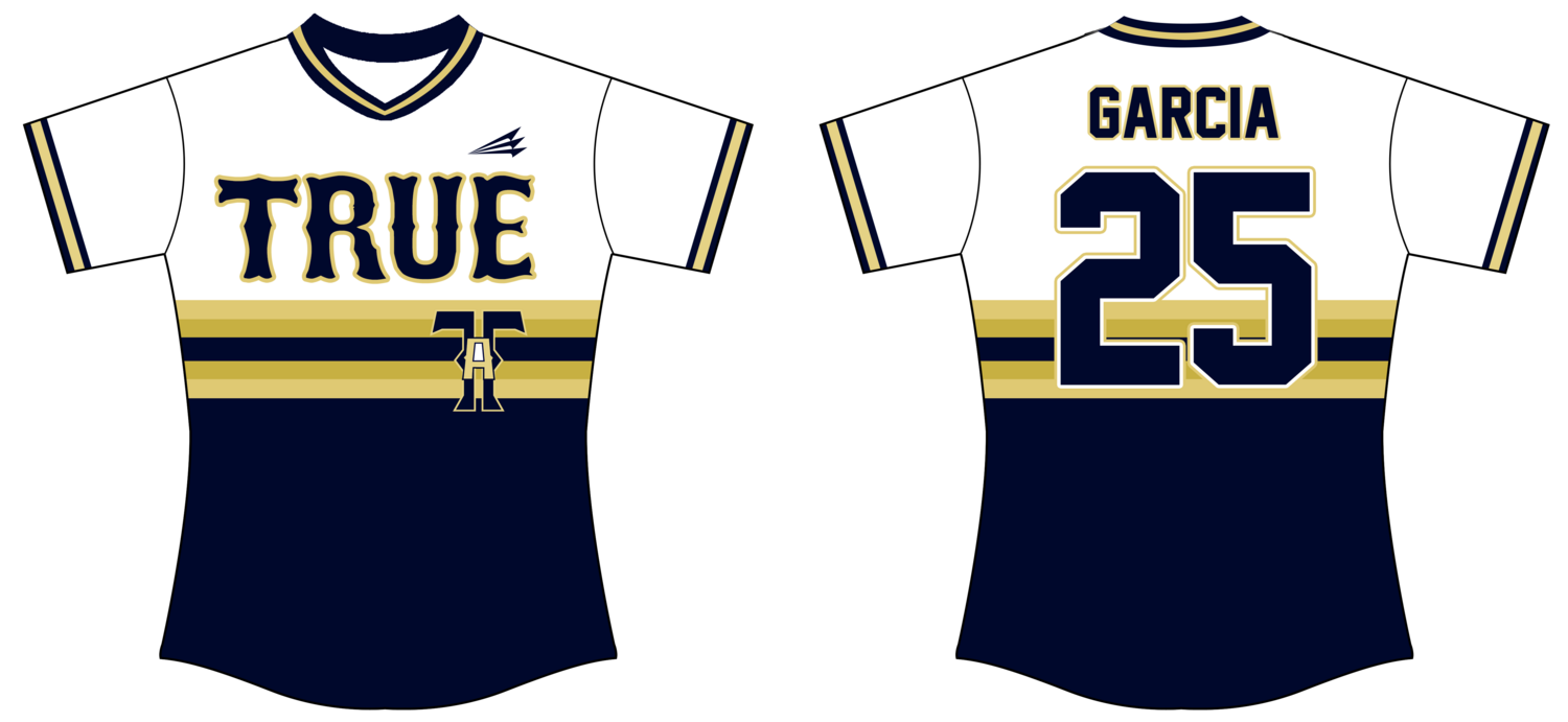 TTA Gold Softball Custom HexaFlex Baseball Jersey #J3