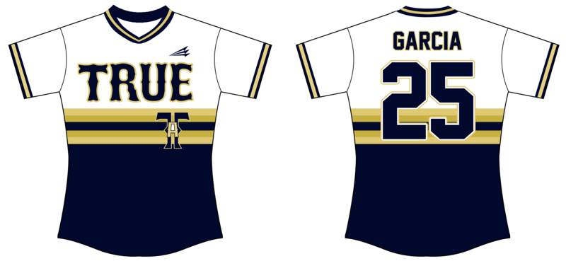 TTA Gold Softball Custom HexaFlex Baseball Jersey #J3
