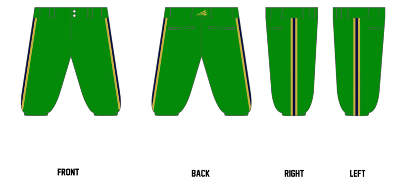 TTA Gold Softball Custom Knicker Baseball Pant #BP4