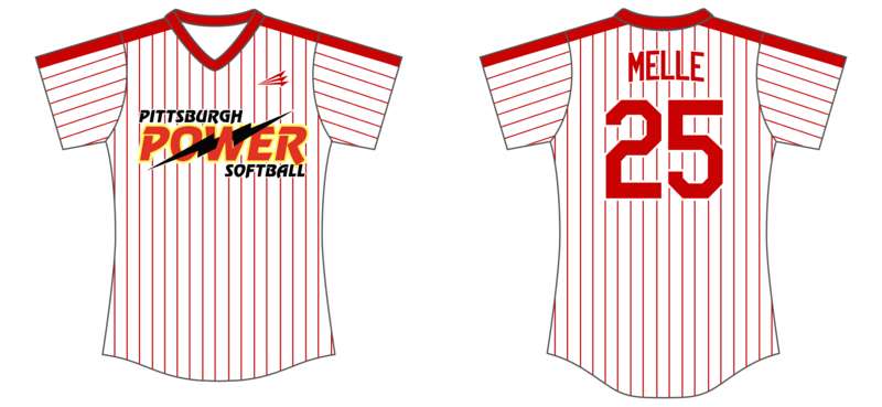 Pittsburgh Power Custom HexaFlex Softball Jersey #J11