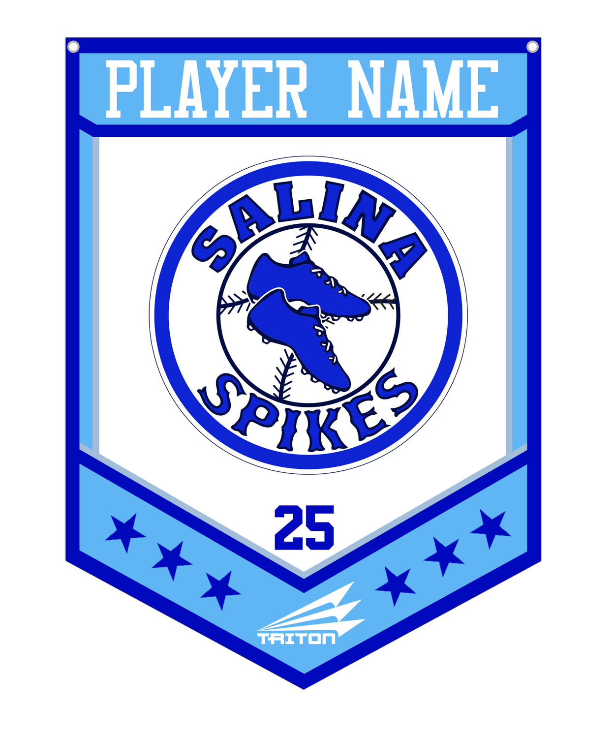 Salina Spikes Custom Banner #CB1