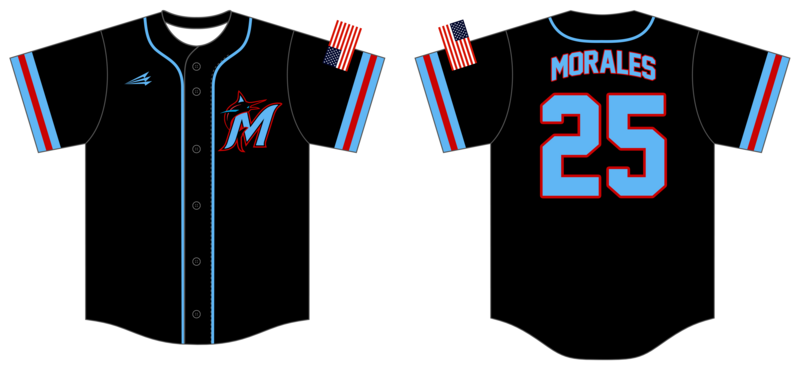 Marlins Custom HexaFlex Baseball Jersey #J3C