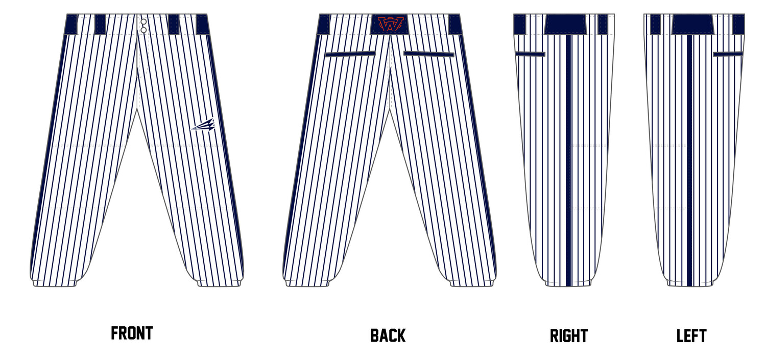 Wayne County High School Stacheman Elite Custom Softball Pants #FP1