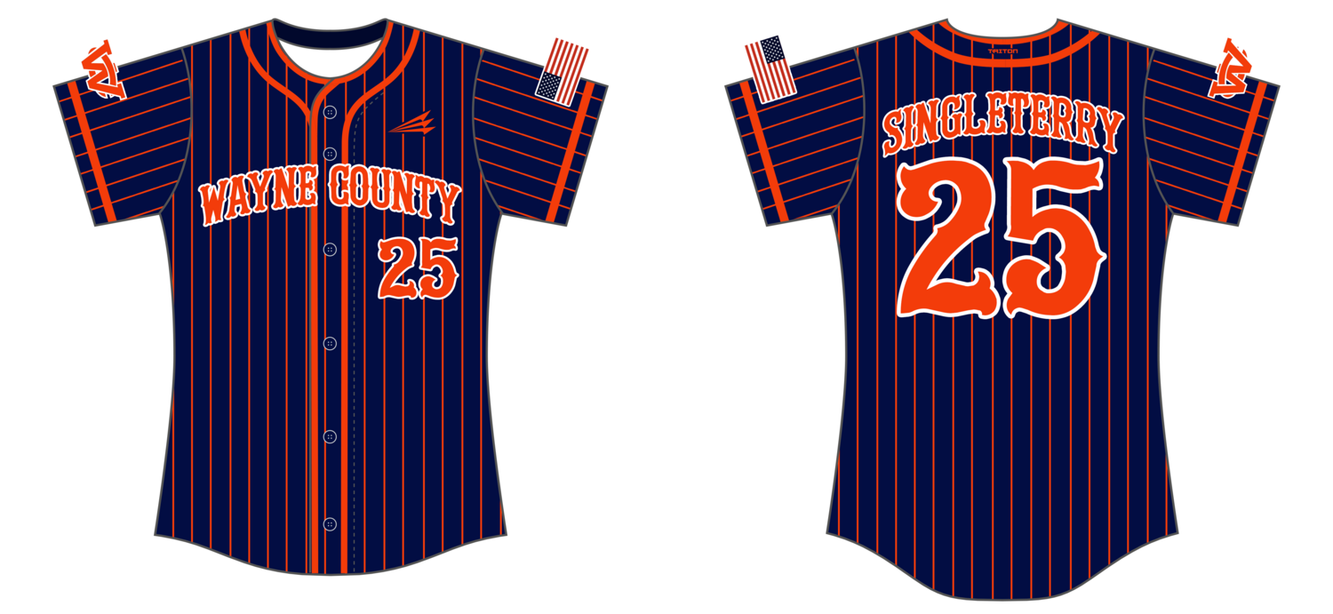 Wayne County High School Custom Nanodri Softball Jersey #J4