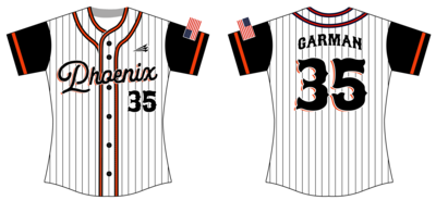 Manhattan Optimist Phoenix Custom NanoDri Softball Jersey #J4a