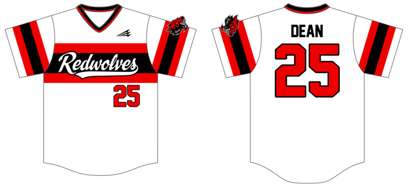 NJ Redwolves Custom HexaFlex Baseball Jersey #J1C
