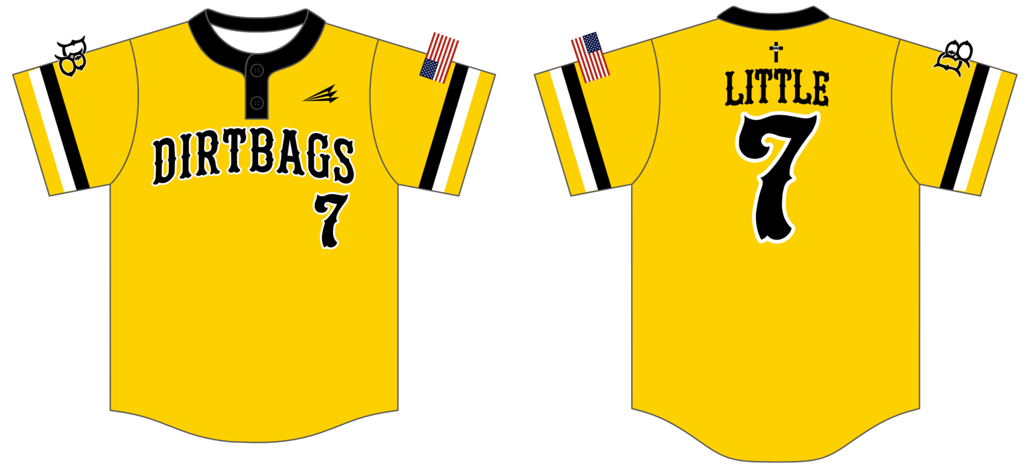 Quincy Dirtbags Custom Hexaflex Baseball Jersey #J17F