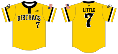Quincy Dirtbags Custom Hexaflex Baseball Jersey #J17F