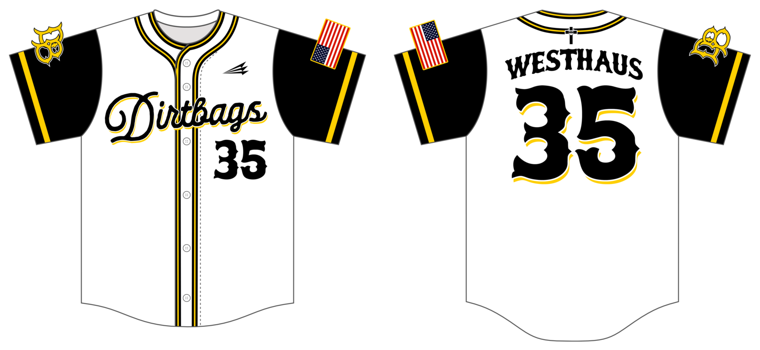 Quincy Dirtbags Custom Hexaflex Baseball Jersey #J19D