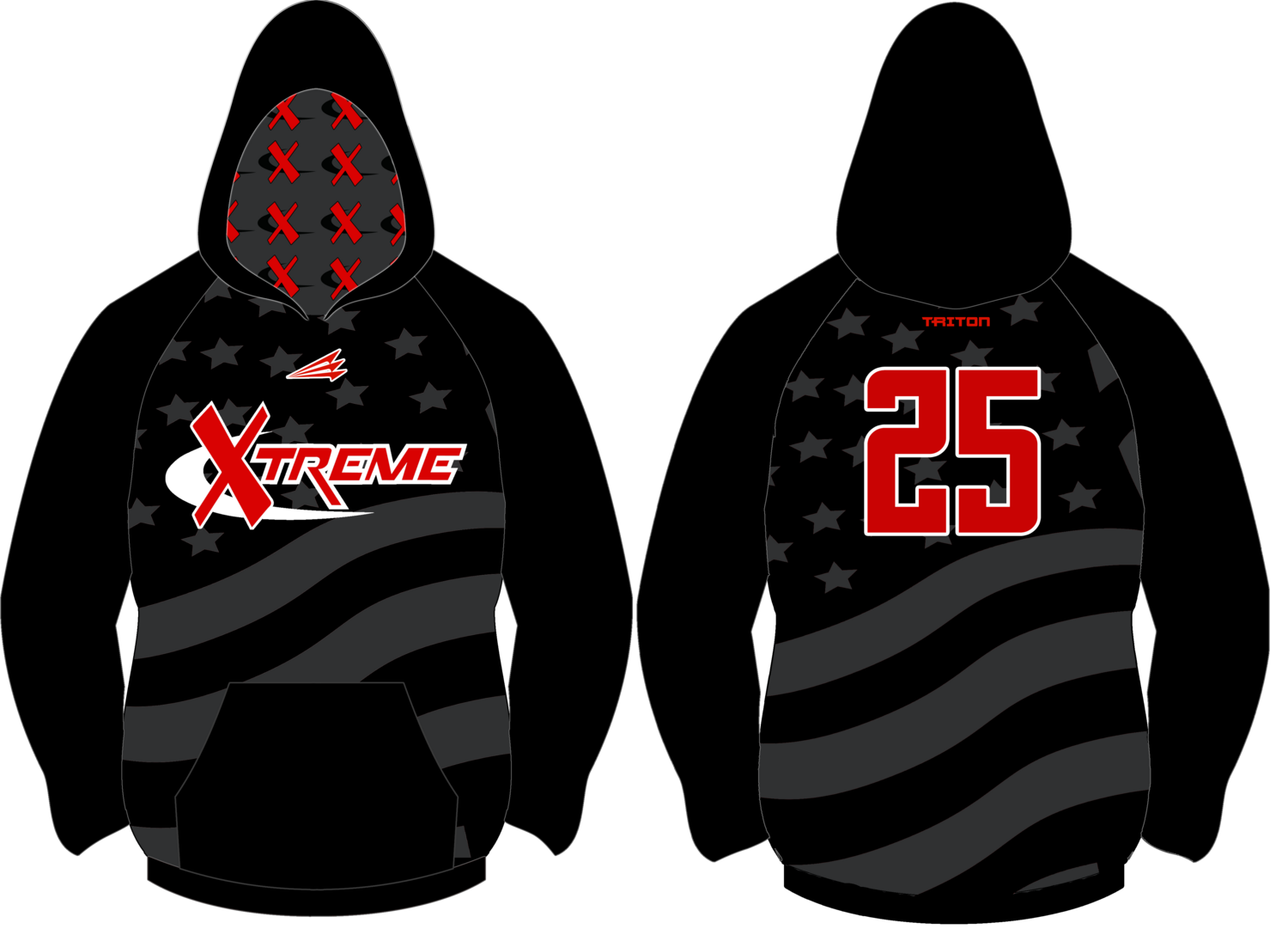 Team Xtreme Custom Vulcan Hoodie #VH3