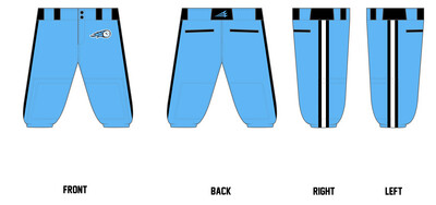 1 TEMPLATE Custom FIT Baseball Pant #BPX 1 TEMPLATE Custom FIT Baseball Pant #BPX