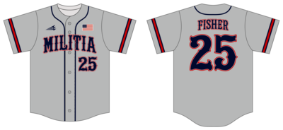 Valley Forge Militia Custom HexaFlex Baseball Jersey #J1C