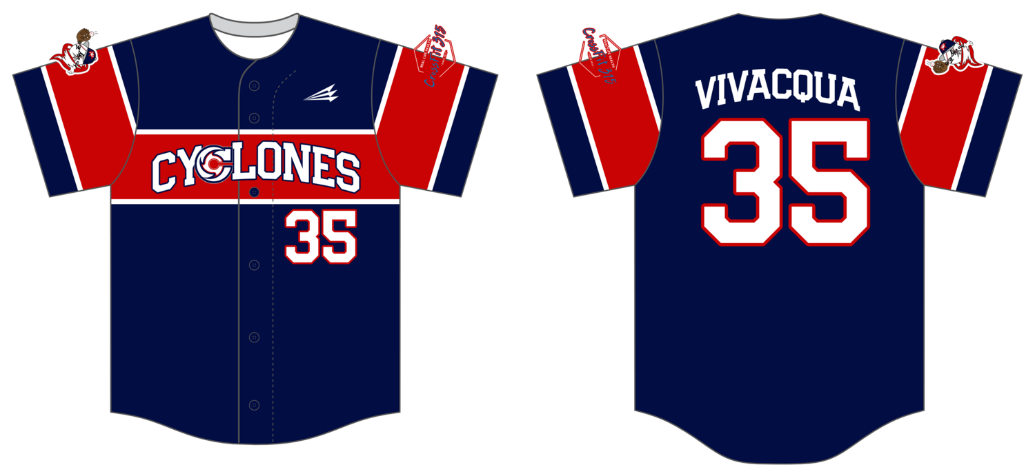 Cicero Cyclones Custom HexaFlex Baseball Jersey #J10C