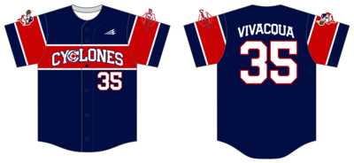 Cicero Cyclones Custom HexaFlex Baseball Jersey #J10C