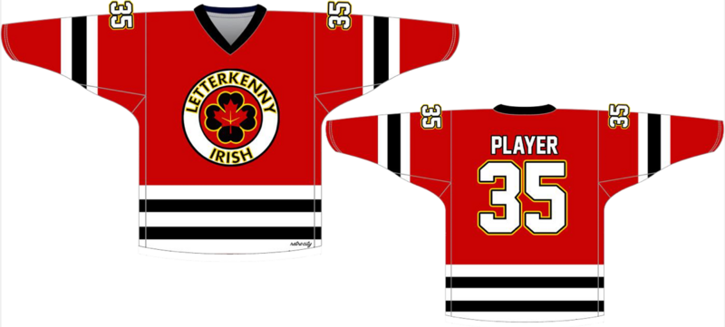 Letterkenny Irish Custom Hockey Jersey #J1