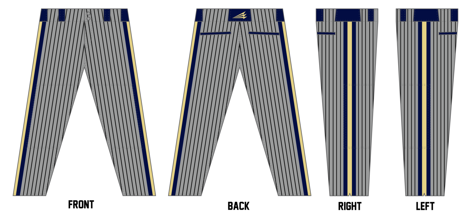 Golden Spikes (Max Sports) Stacheman Elite Custom Long Baseball Pants #BP3B