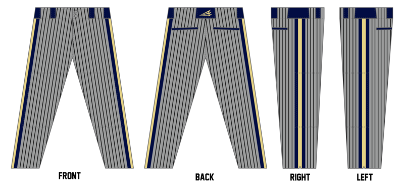 Golden Spikes (Max Sports) Stacheman Elite Custom Long Baseball Pants #BP3B