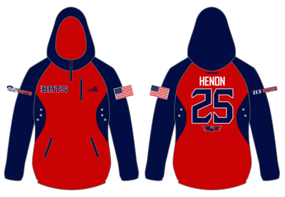 ELS Bats Custom Gladiator Hoodie #GH1