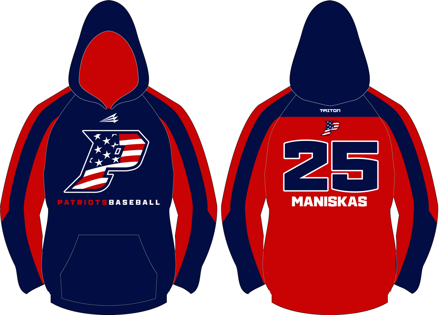 Patriots (Maniskas) Custom Vulcan Hoodie #VH4
