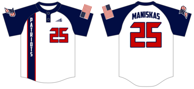 Patriots (Maniskas) Custom Hexaflex Baseball Jersey #J5