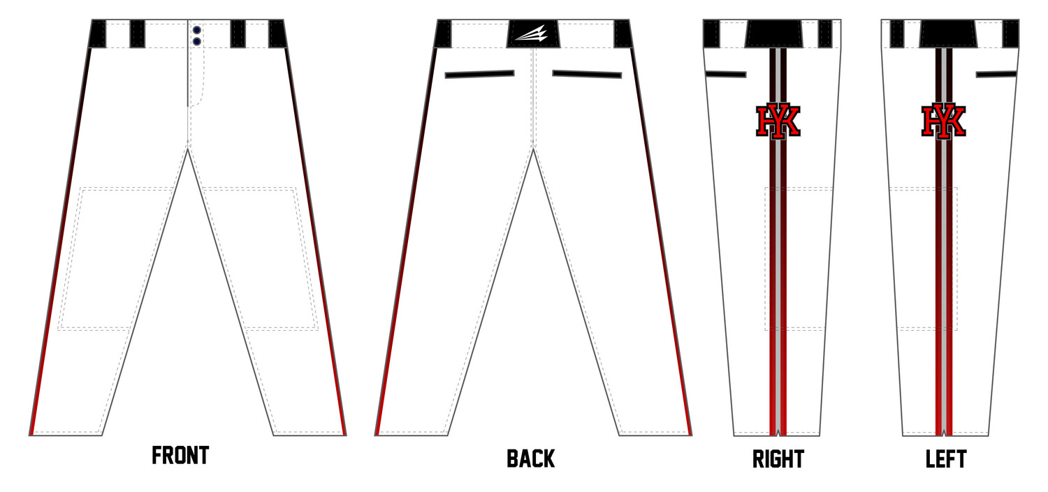 Southern Kentucky Aces Custom Long Relaxed Baseball Pant #BP9B