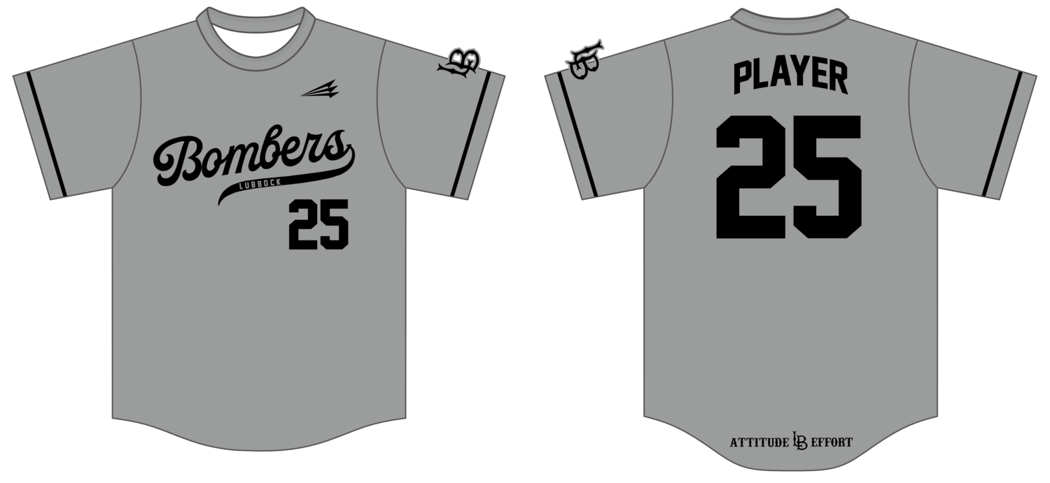 Lubbock Bombers Custom HexaFlex Baseball Jersey #J1C