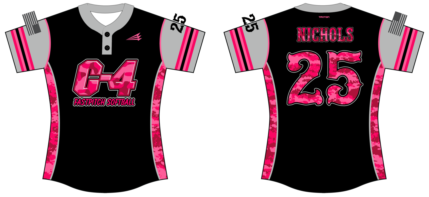 C-4 Custom NanoDri Softball Jersey #J2d