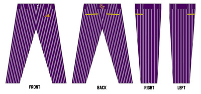 Sweet Water Bulldogs Custom Long Relaxed Baseball Pant #BP1