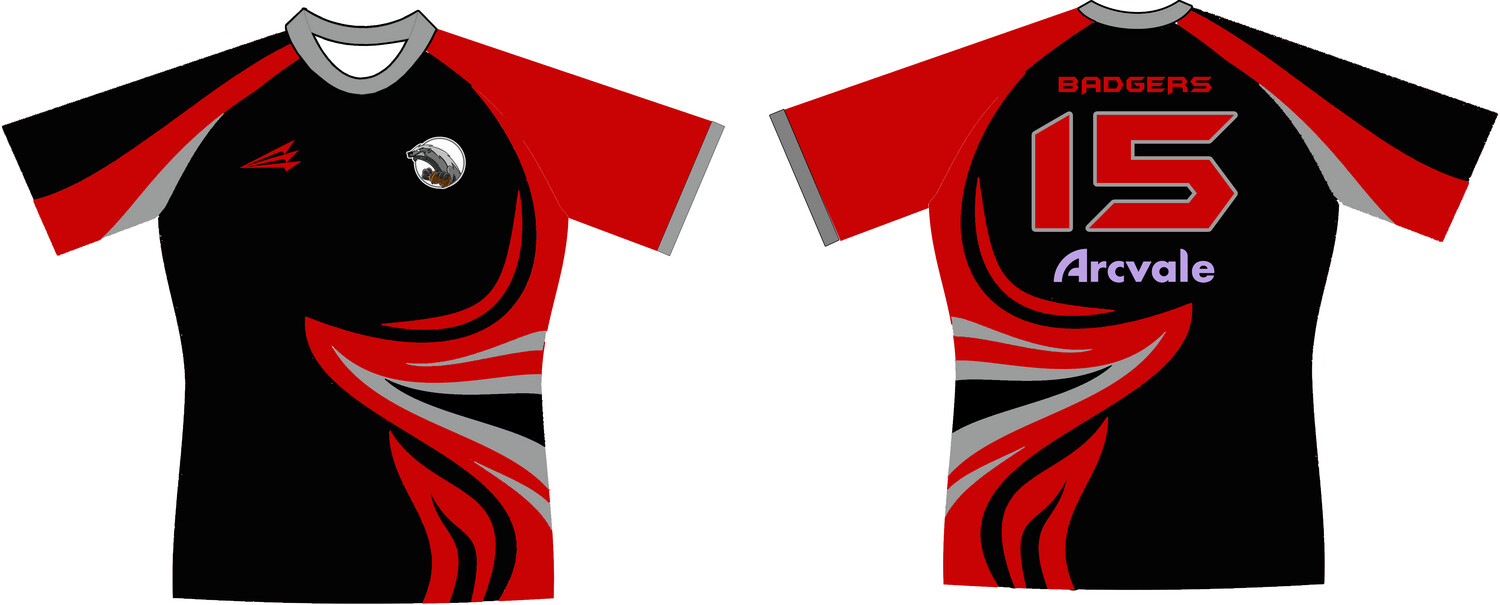The Honey Badgers Custom Classic Rugby Jersey #J4b