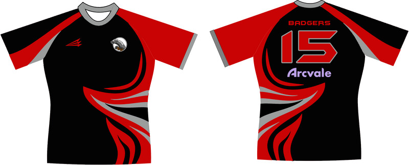 The Honey Badgers Custom Classic Rugby Jersey #J4b