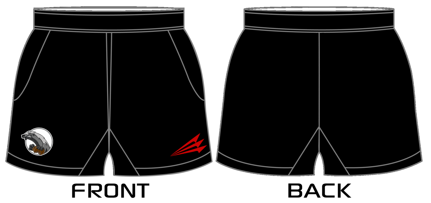 The Honey Badgers Custom Rugby Shorts #RS1