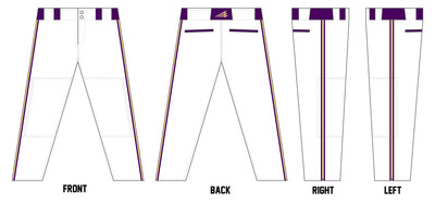Sullivan Golden Arrows Stacheman Elite Custom Long Baseball Pants #BP1B